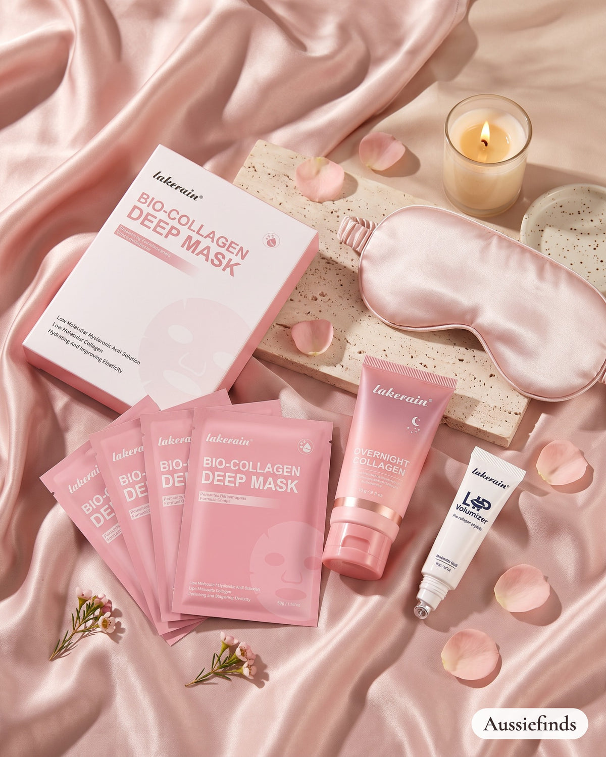 Pamper Night Kit: Deep Mask box, Overnight Mask and Lip Volumizer